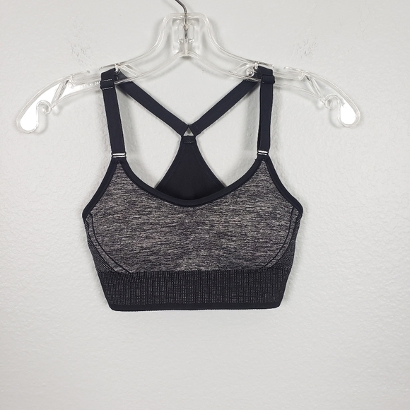 ALL IN MOTION Sports Bra Black/White Sz M - Picture 1 of 5